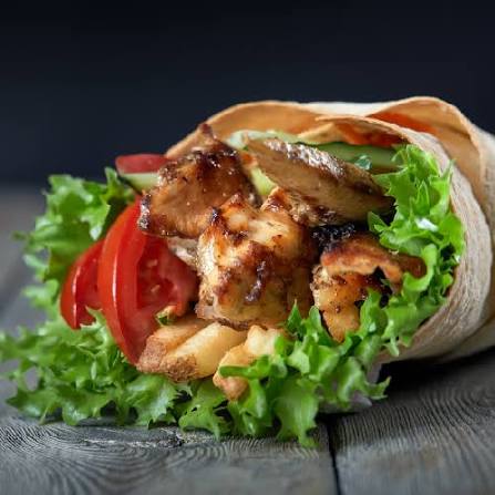 Lavaşta Tavuk Döner